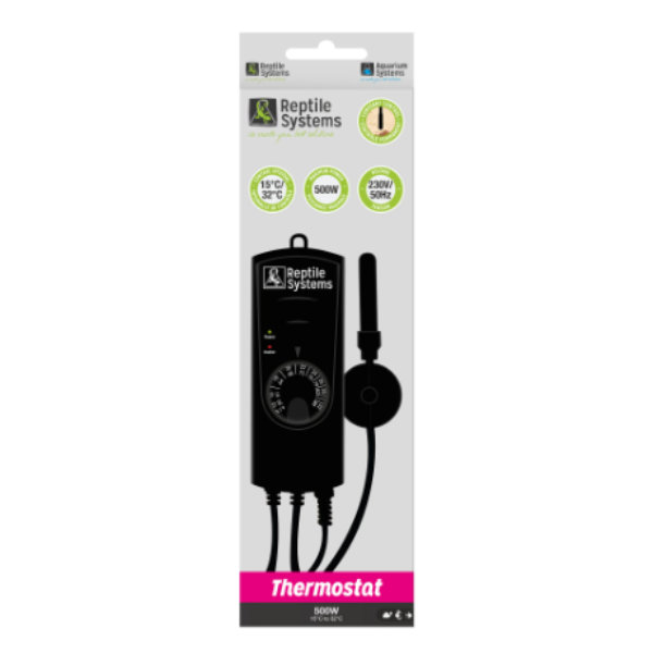 Reptile Systems Thermostat 500w ON/OFF | Bug Pets LTD - Reptile Heat Management Thermostat